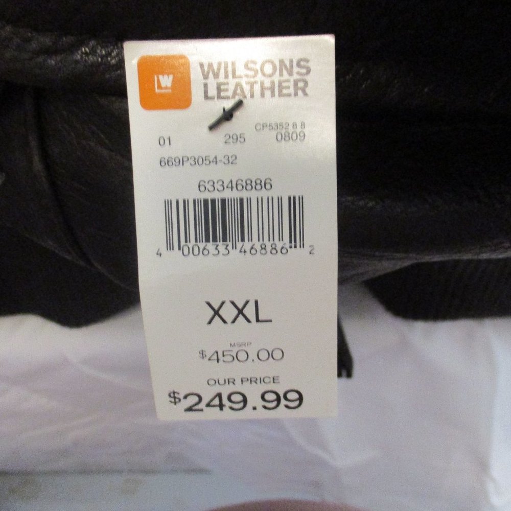 Wilson's Mens Leather Bomber. - Picture 7 of 7